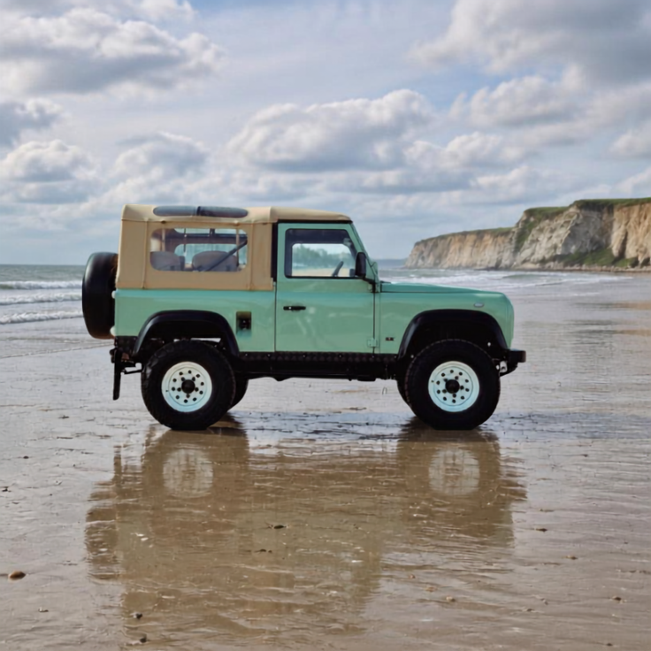 Image de fond véhicule plage